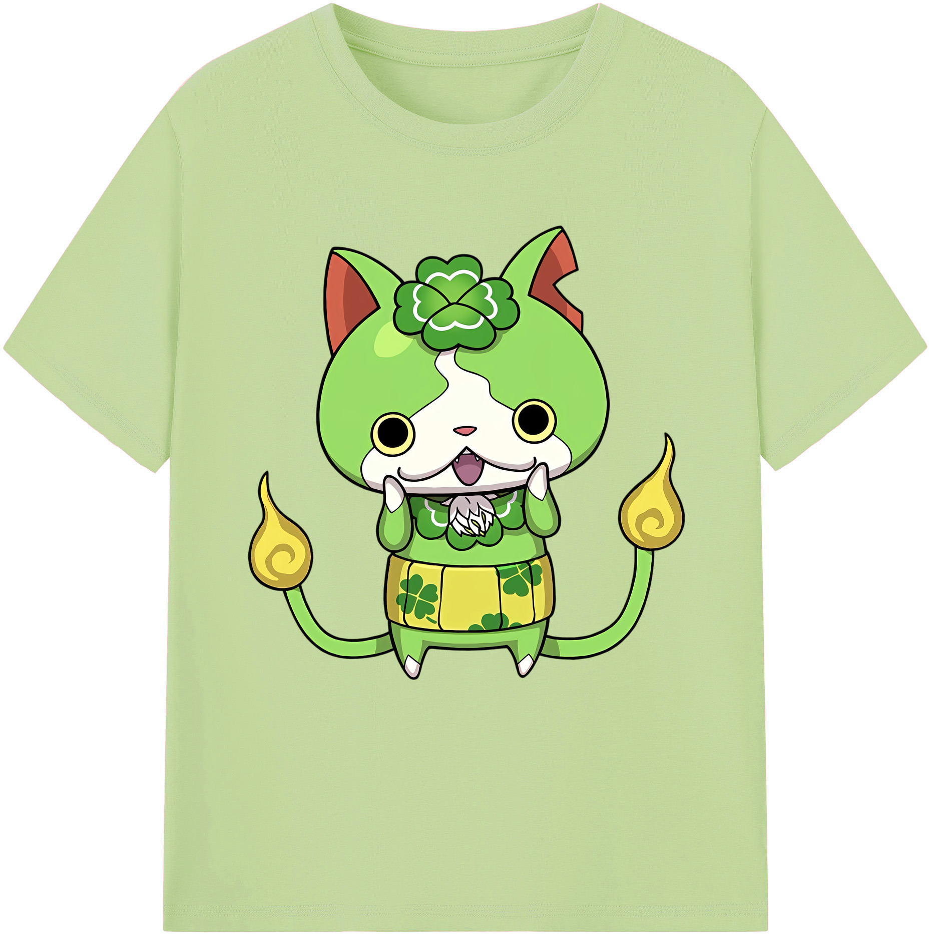 （画像用） 妖怪ウォッチ Yo-kai Watch 綿100％半袖Tシャツ（フロントプリント）